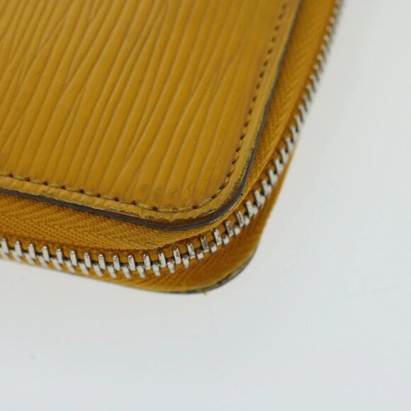 LOUIS VUITTON Epi Zippy Wallet Long Wallet Yellow M60309 LV Auth im454 - Picture 4 of 16